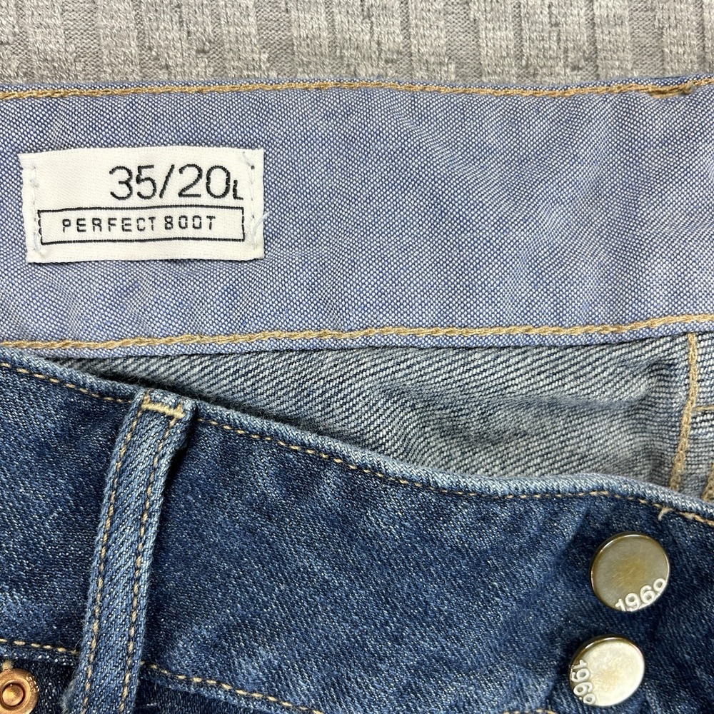 Gap Perfect Boot Jeans Women 35/20L Blue Medium Wash Stretch Denim - Picture 8 of 10